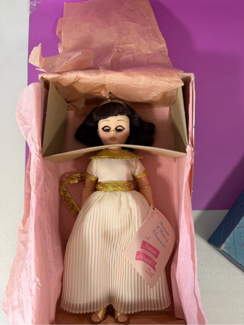 Madame Alexander Cleopatra Doll #1315 12 Tall In Original Box with Tag Vintage - Picture 11 of 12